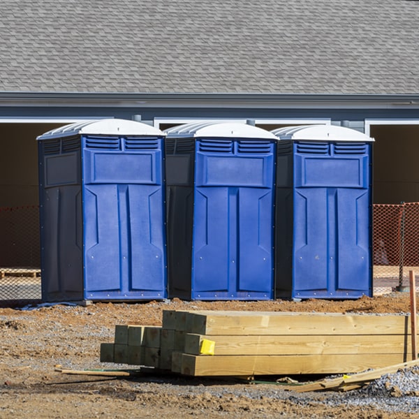 are there any additional fees associated with porta potty delivery and pickup in Russellville Alabama